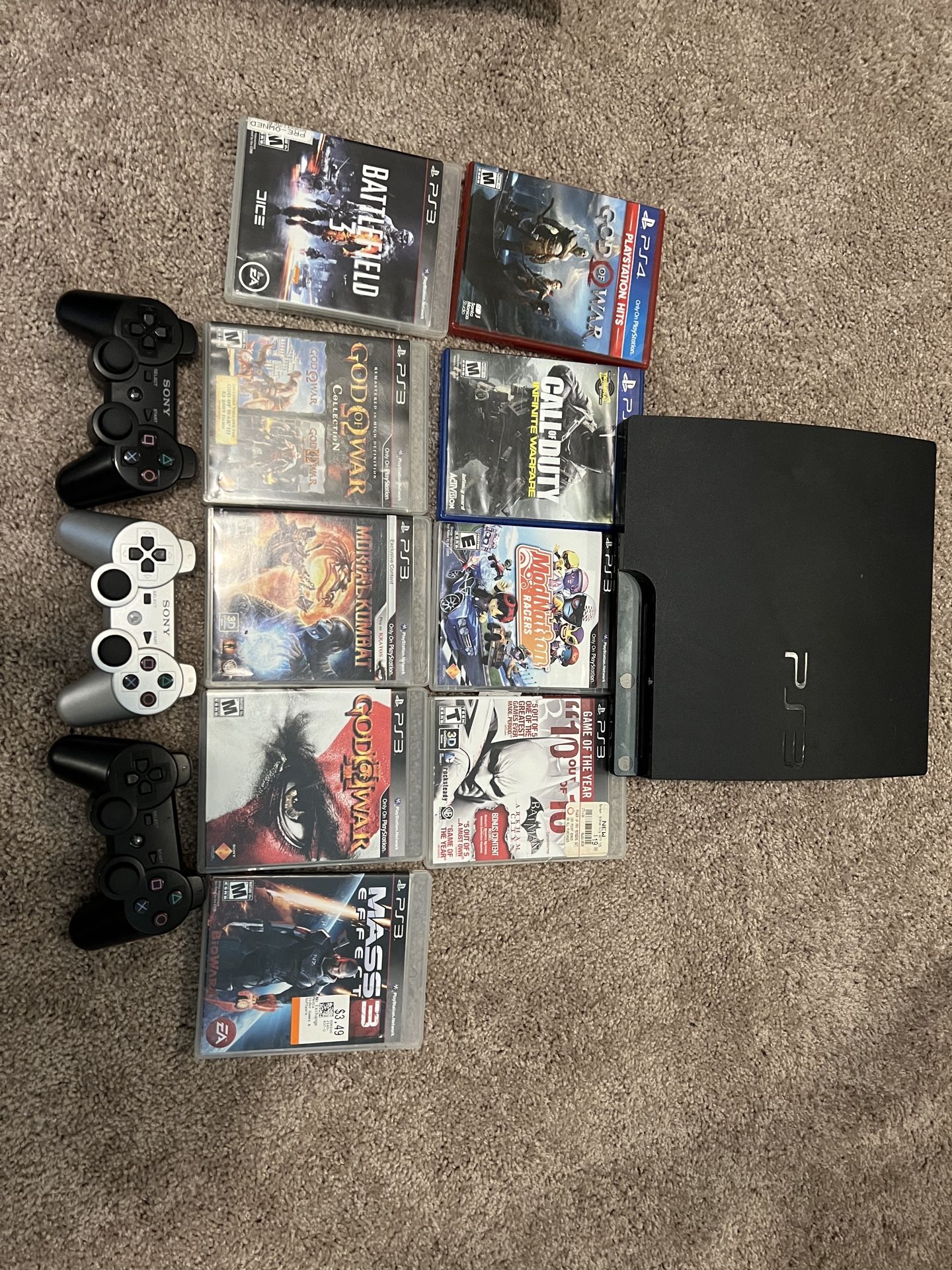ps3 with 7 games