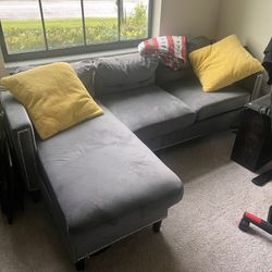Couch With USB Charger And Storage 