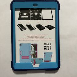 Hybrid Rubber Shockproof Case For Apple iPad mini 1 2 3  Stand Cover