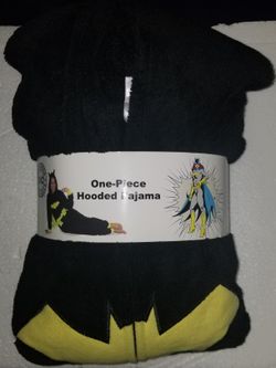 Batgirl one piece hooded pajamas