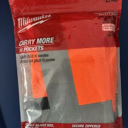 Milwaukee Orange Safety Vest 