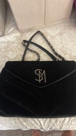 Steve Madden Black velvet Handbag