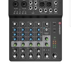 Harbinger 8 Channel Mixer With Bluetooth 