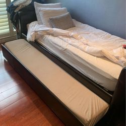 Twin Pullout/Day bed - (2 mattresses included)