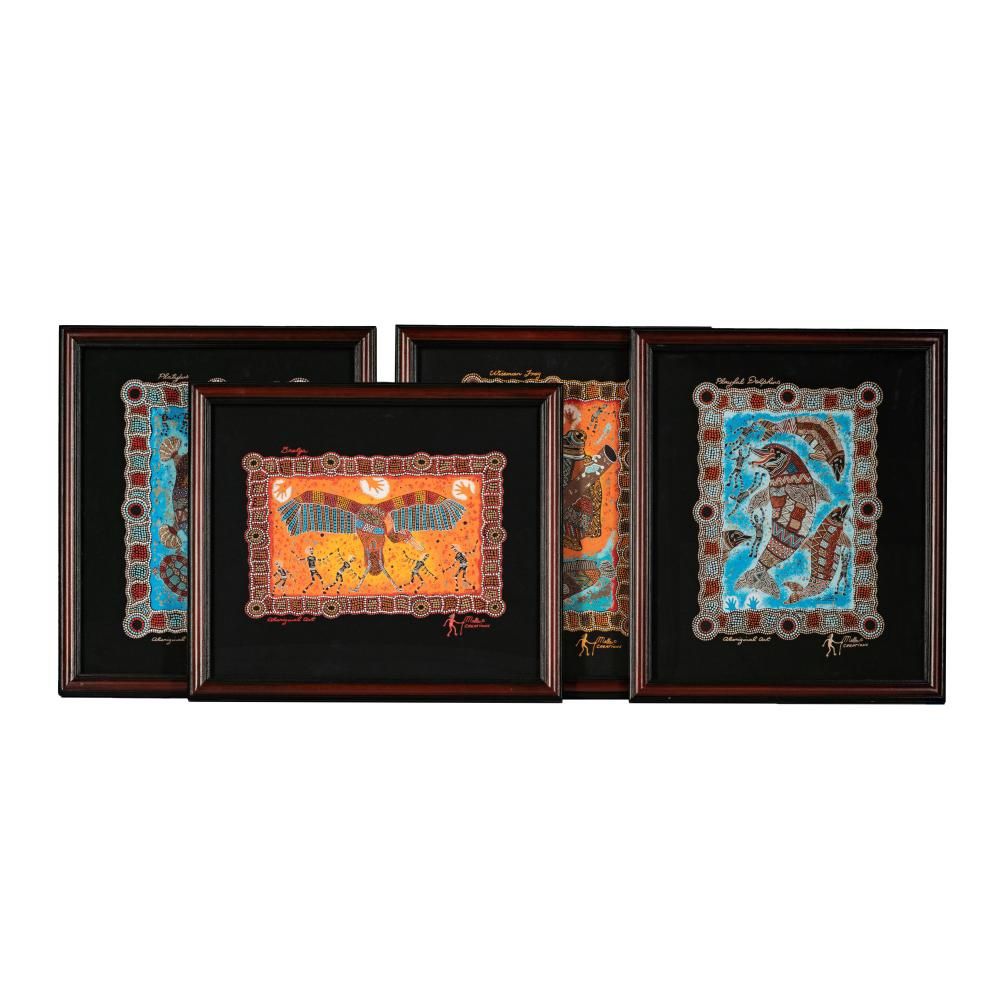 4 Aboriginal Art Works Malla Creations