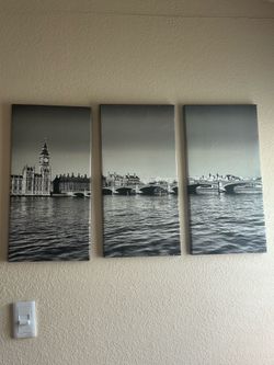 Black and White Big Ben Wall Art