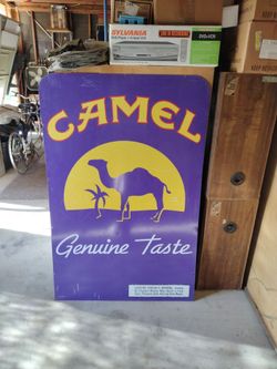 Metal sign