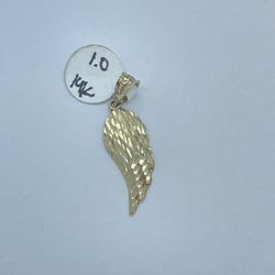 Gold Pendant Wing 14K Used 
