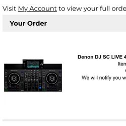 DENON DJ SC LIVE 4 -4 Deck