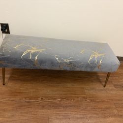 Modern Bench Velvet