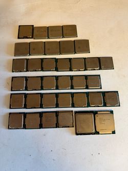 Lot of 30+ Intel & AMD CPUs – i7, i5, i3, Ryzen 9 & More