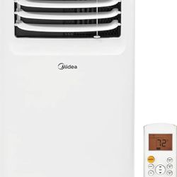Midea 8,000 BTU ASHRAE (5,300 BTU SACC) Portable Air Conditioner, Cools up to 175 Sq. Ft.,