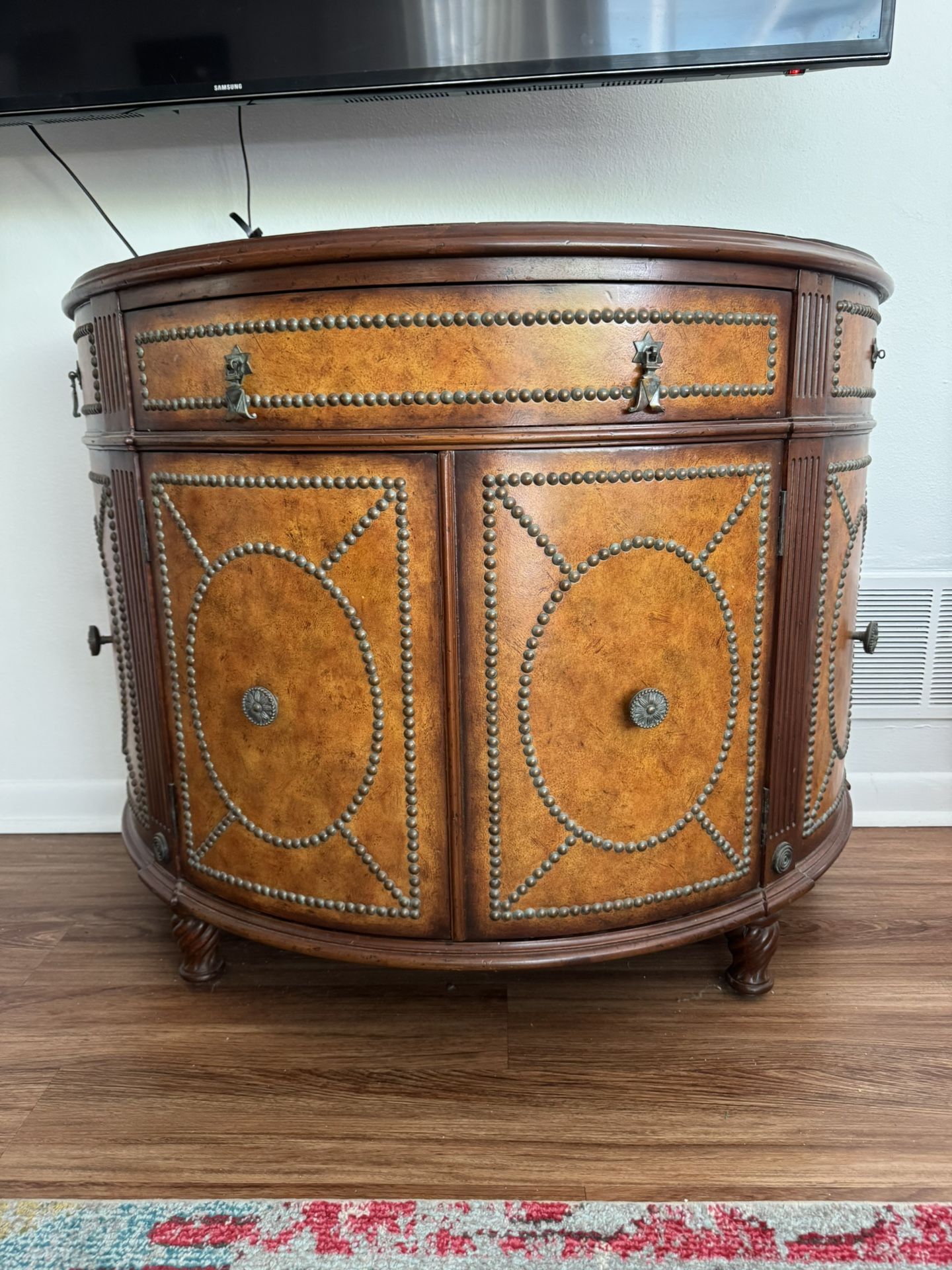 Drexel Furniture Inlaid Entry Cabinet