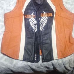 Woman's Small Size Harley Davidson Leather Jacket