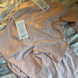 Lululemon PINK JACKET AND BOTTOM SET!! Size S