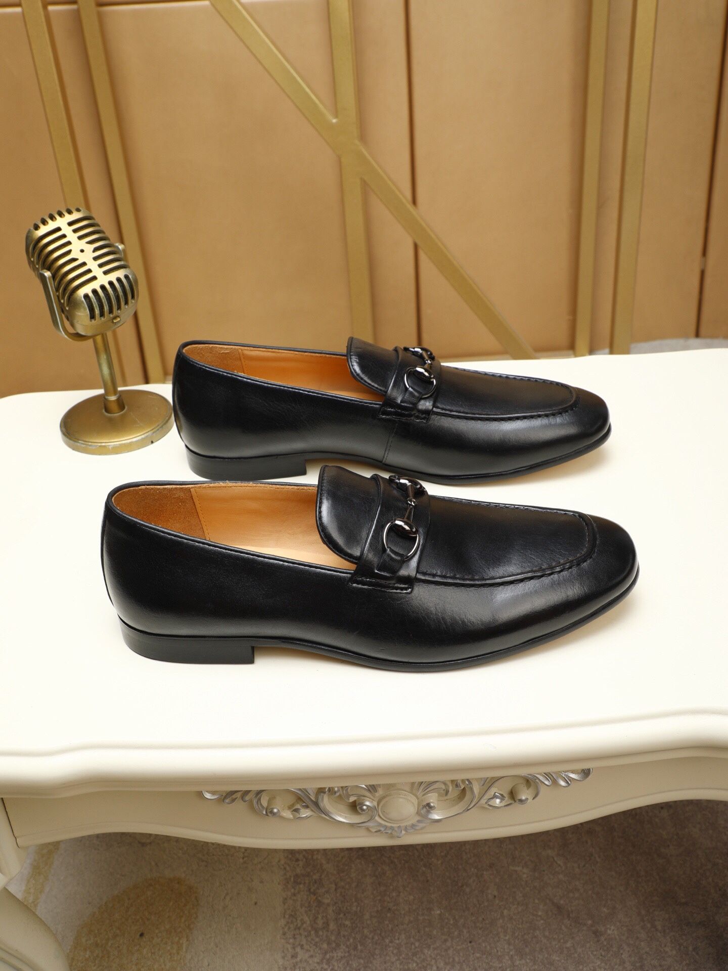 Gucci GG Men’s Leather Shoes With Box New