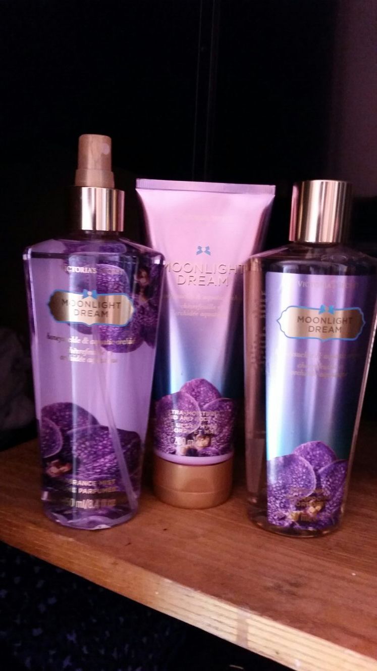 Brand New Victoria Secret Moonlight Dream lotion soap and body spray set for Sale in Hayward CA OfferUp