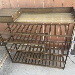 Shoe Rack With Compartment 