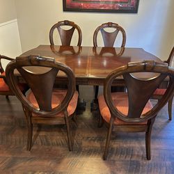 Dining table and 8 chairs