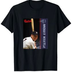 Men’s XXL Mickey Mantle Yankees Graphic T-Shirt MLB Baseball Fan Tee