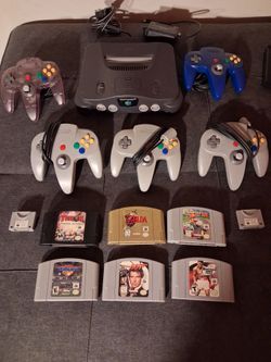 Nintendo 64 w games and accessories