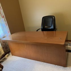 Reff  Solid Wood Executive Desk