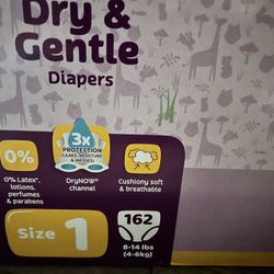 Open Box Diapers Size 1 And New Born 