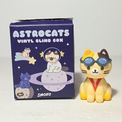 Smoko Astrocats Jetpack Calico Cat Figurine Blind Box Astro Cats