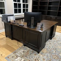 Wood Corner Desk