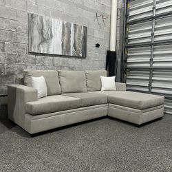 Small Beige Sectional 