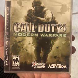 Call Of Duty 4 PlayStation 3
