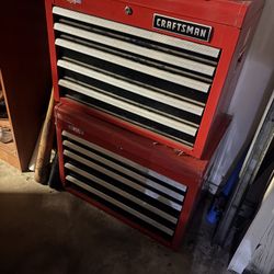 2 craftsman tool box’s 