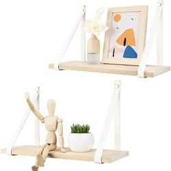 Wooden Hanging Shelves