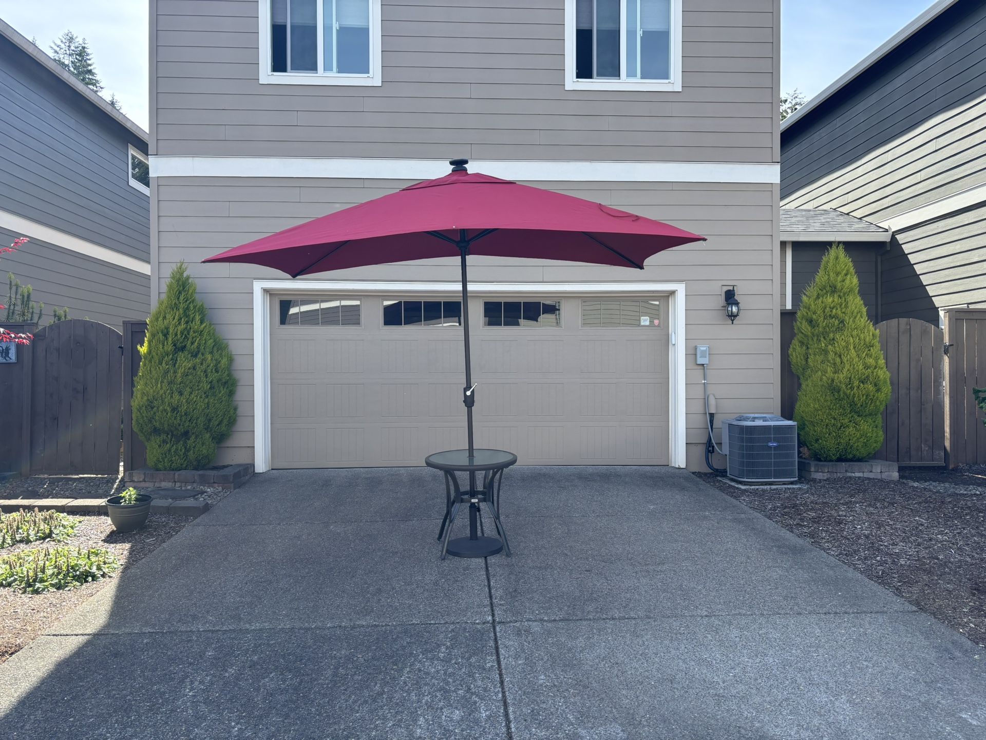 Umbrella, Table, and Weighted Base Set