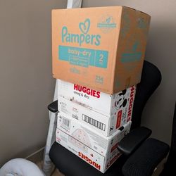 Size 2 Diapers, Unopened