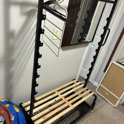 Large Rolling Clothes Closet