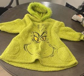 Grinch dress and sweater