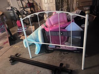 Full-size headboard and frame