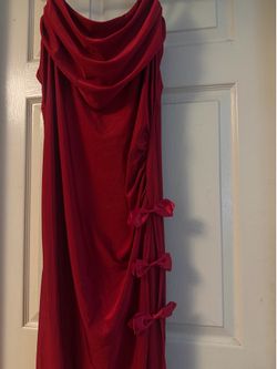 Plus size red dress 2x