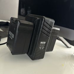 Red Digital Vmount Battery And Charger 