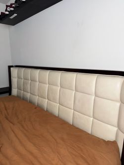 Bed frame/ headboard and mattress (optional)