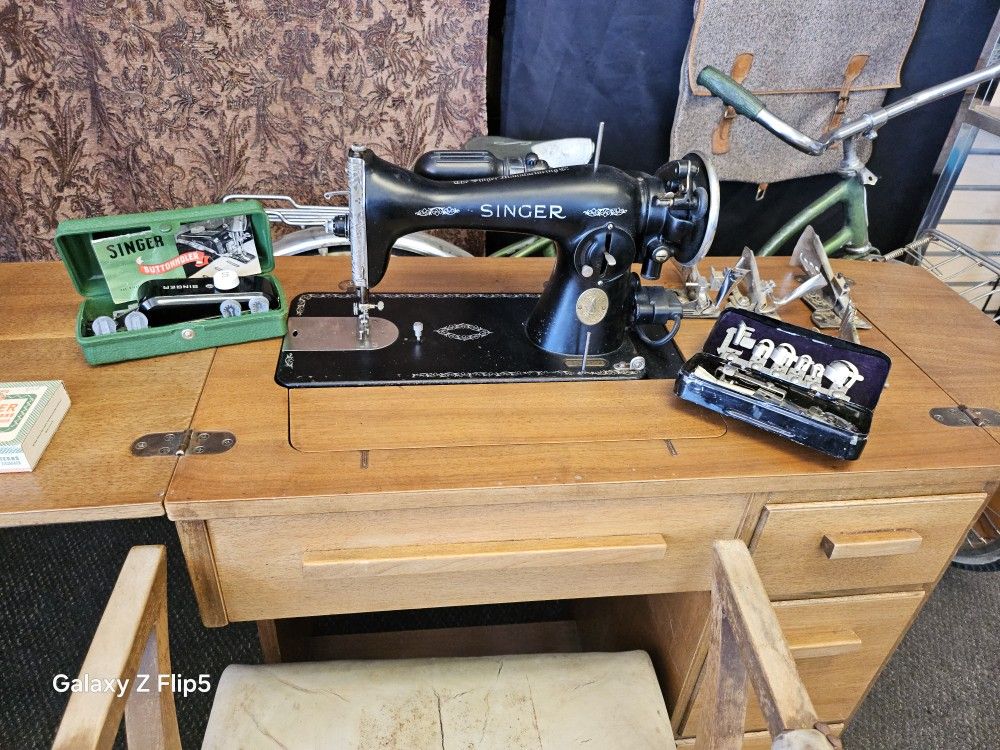 Price negotiable. Singer made in the mid 1930s with all the extras