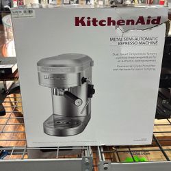 Kitchen Aid Metal Expresso Machine 