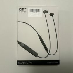 CMF Nothing Neckband Pro Bluetooth Headphones Earbuds Black Color