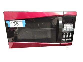 Hamilton Beach Em925ajw-p2 Red Countertop Microwave