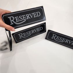 Reserved Signs