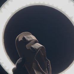 brown leather sandals with adjustable straps #summer #leather Size 9M (baby)