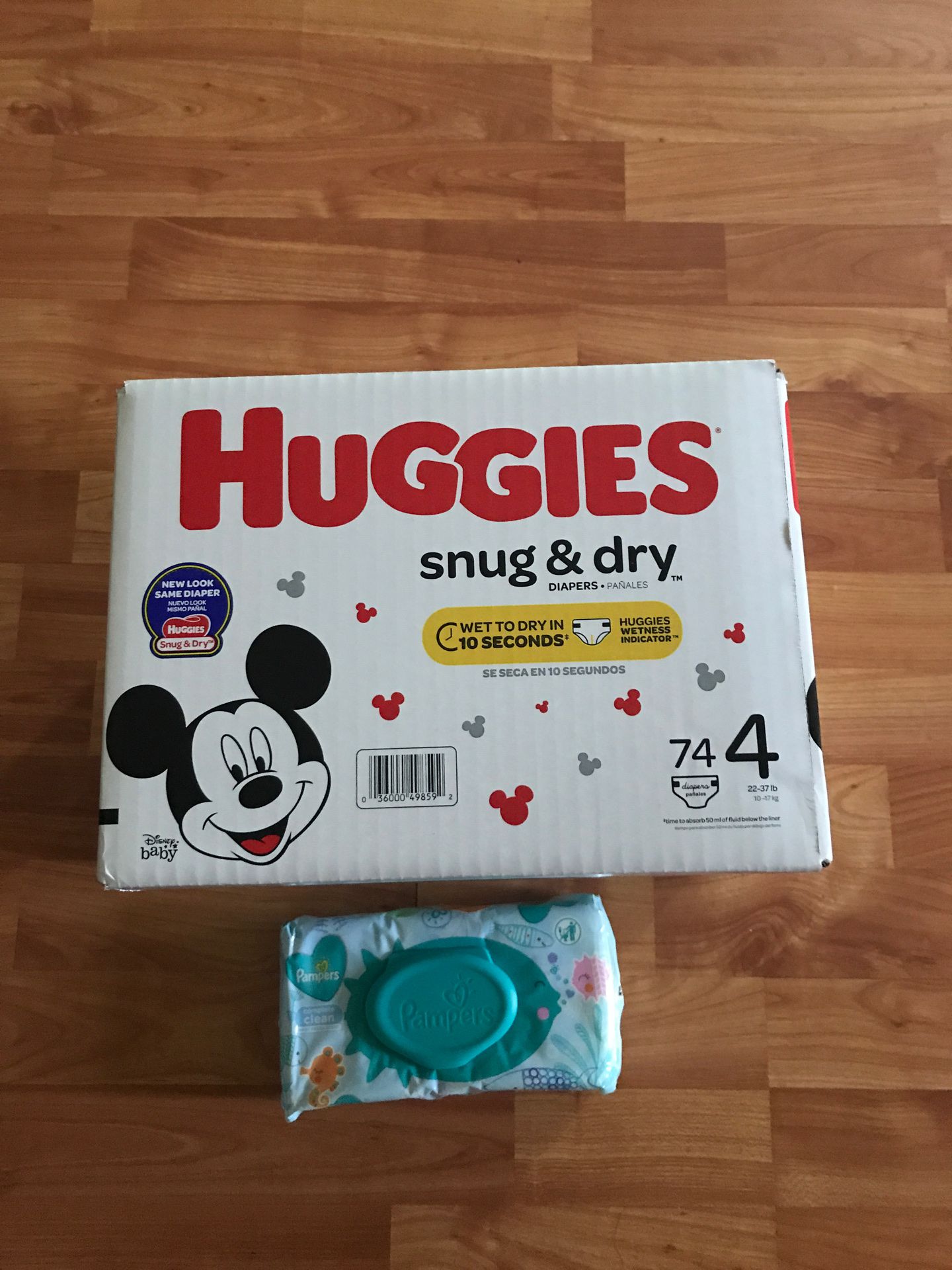 Huggies and pampers wipes