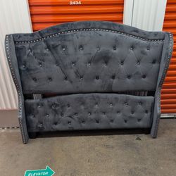 Modern Gray Qn Sz Frame 