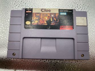 Clue (Super Nintendo Entertainment System SNES, 1992) Cart Only Used Works Good